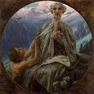 La Vetta ، ۱۹۱۲ ، یک اثر هنری جدید از Cesare Saccaggi از Tortona.