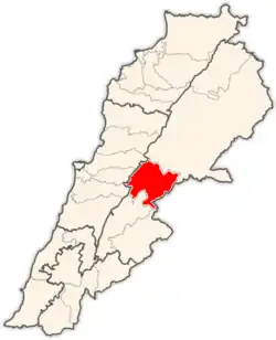 موقعیت در لبنان