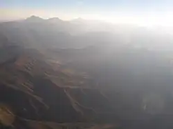 ارتفاعات لسوتو از فراز آسمان
