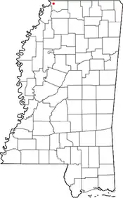Location of Walls in the State of Mississippi