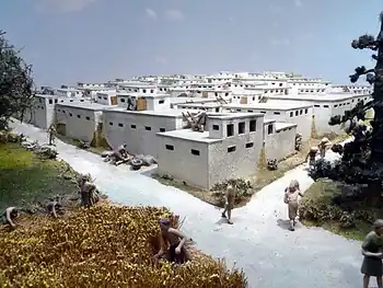 ماکتی از شهر چاتال‌هویوک در موزه پیشاتاریخ تورینگن در آلمان
