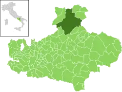 Ariano Irpino within the Province of Avellino