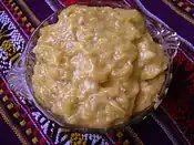 مازامورا de calabaza، دسر پرویی محبوب در منطقه اوئانوکو؛ از کدو تنبل تهیه می‌شود.