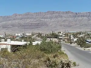 Meadview looking east to Grand Wash Cliffs