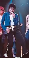 Michael Jackson performing