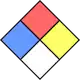 NFPA 704 four-colored diamond