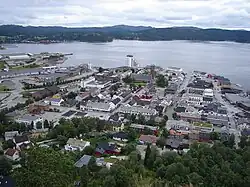 View of the town