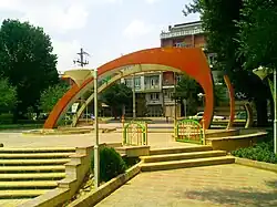 نمایی از سر در اصلی پارک