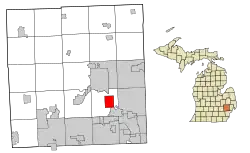 Location in the state of میشیگان