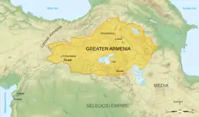 ارمنستان در دوران یـِرواندونی‌ها