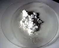 Potassium persulfate as a white powder