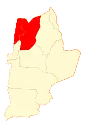 Location in the Antofagasta Region
