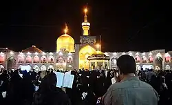 شب قدر در حرم رضوی
