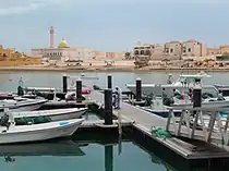 منظره اسکله در الخور