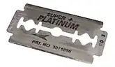 A modern double-edge safety razor blade