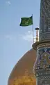 نمایی از گنبد حرم شاه عبدالعظیم