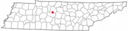 Location of Brentwood, Tennessee
