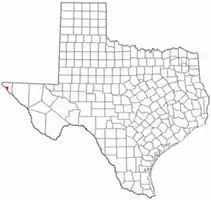 Location of Socorro, Texas