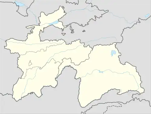ترسونزاده در تاجیکستان واقع شده