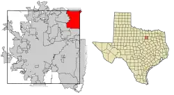 موقعیت Grapevine, Texas