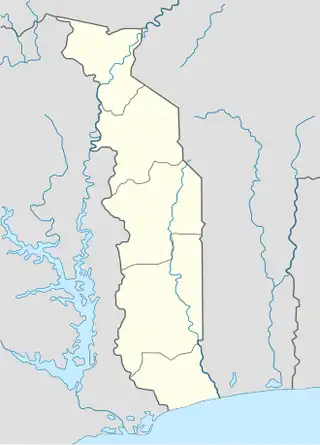 سوکوده در توگو واقع شده