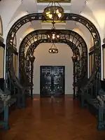راهروی یوگنداشتیل از غرفهٔ آلمان، اثر برونو مورینگ، اکنون در ماینتس