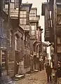 خانه های چوبی در بی اوغلو (استانبول، ترکیه، 1912)