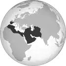 گستره خلافت اموی