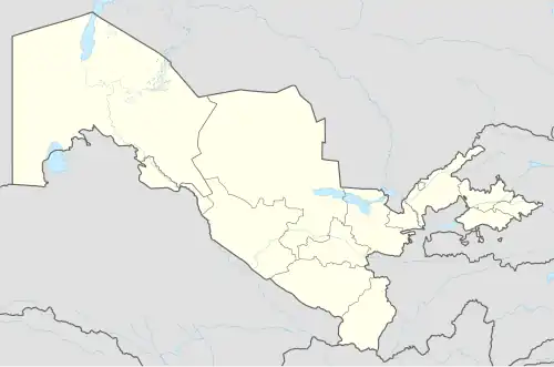 گزلی در ازبکستان واقع شده