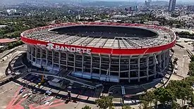 Stadium's exterior