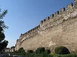 بخشی از دیوارها