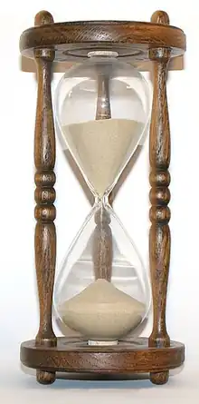 ساعت شنی چوبی