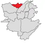 ناحیه داوتاشن با رنگ سرخ