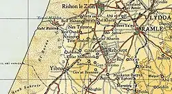 یبنا ۱۹۴۵ مقیاس ۱:۲۵۰٬۰۰۰