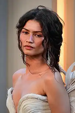 Picture of actress Zendaya at the premiere of The Odyssey in New York